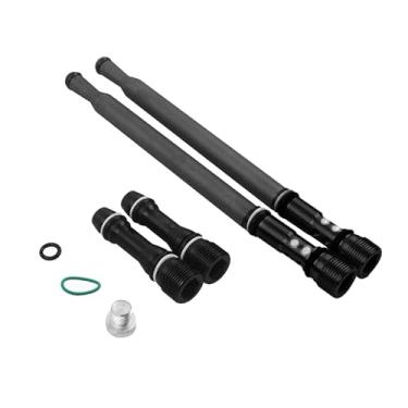 Imagem de AutoZenith Kit de tubo de suporte e plugue fictício atualizado diesel adequado para motores a diesel Ford 6.0L E350 F250 V8
