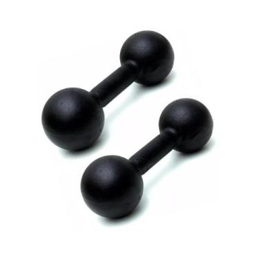Imagem de Par de Halteres de Ferro Fundido - 2 Kg - 2M