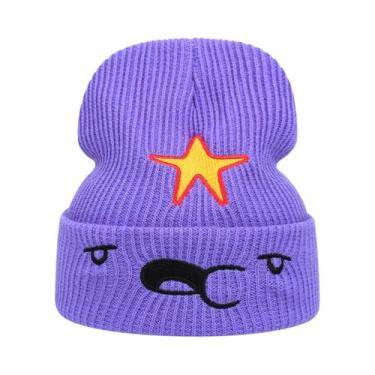 Imagem de Gorro De Lã Unissex Para O Inverno, Bordado, Tricotado Em Acrílico, Co