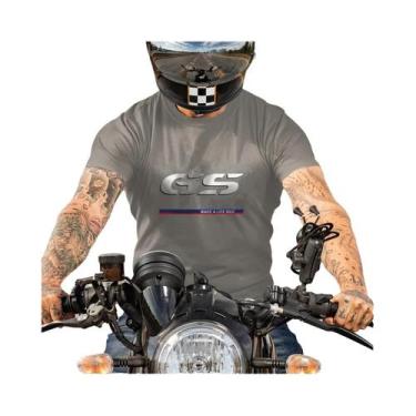 Imagem de Camisa De Algodão Unissex Oversized De Secagem Rápida Estilo Moto GS E