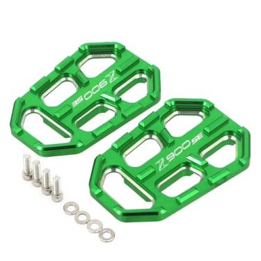 Imagem de Anti-derrapante Acessórios para motocicleta, pedais para z900 z900se z900rs, apoio para os pés, ampliador(Green C)