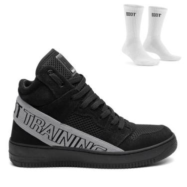 Imagem de Bota de Treino Feminino Boot Training Elastic + Meia Fitness Gym - Boo