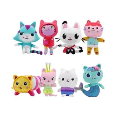 Imagem de Bonecos De Pelúcia De Anime Para Crianças 8 Peças Gabi Dollhouse Serei