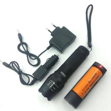 Imagem de Lanterna Tática Policial Militar X900 Bateria Recarregável