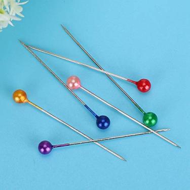 Imagem de Zerodis Alfinetes de Costura Alfinete de Pérola de Costura Colorida de Acolchoamento de Cabeça de Bola Perolada de Corsage Multicolorido para Doméstica DIY Patch Work Handmade Quilting e Papelaria
