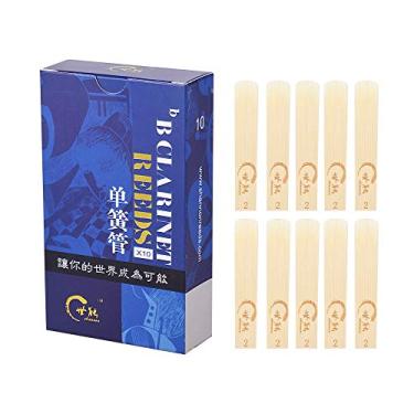 Imagem de Palhetas de Clarinete Bb para Iniciantes e Músicos Caixa com 10 unidades Som Excelente Capa Proteção Plástica