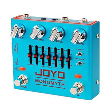 Imagem de JOYO Pedal de efeito simulador de amplificador overdrive para baixo com equalizador gráfico de 6 bandas e interruptor de redução de ruído para baixo baixo de guitarra elétrica (MONOMYTH R-26)