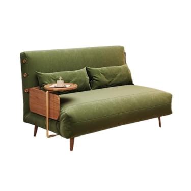 Imagem de Sofá-cama dobrável moderna, espreguiçadeira conversível, solteiro interno, convidado, escritório em casa, cadeira de dormir para quarto (120 cm)