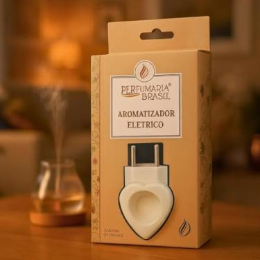 Imagem de Difusor Elétrico Bivolt Branco Coração Love Aromas – Aromatizador de Ambientes para Essências e Óleos Aromáticos