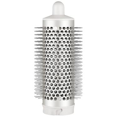 Imagem de Chivixe Acessório de escova redonda para acessórios substituição para Shark FlexStyle, escova oval normal redonda para dar volume, para cabelos lisos, ondulados, cacheados e crespos, prateada