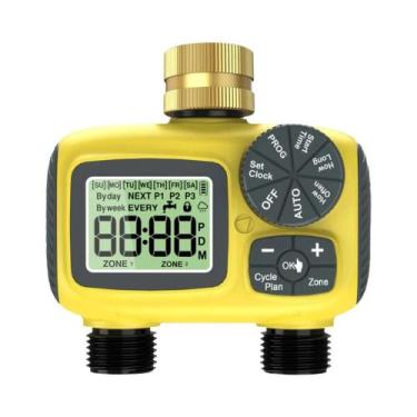 Imagem de Temporizador Automático De Irrigação Para Jardim Externo Com 1/2/3/4 S