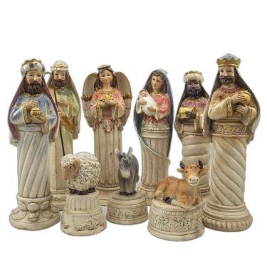 Imagem de Presépio Importado Resina 9 Peças 28 Cm