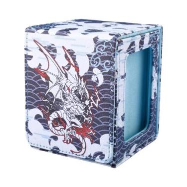 Imagem de Caixa De Armazenamento De Cartas Dragão Branco De Olhos Azuis Com Jane