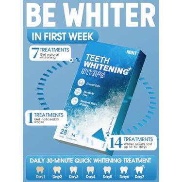 Imagem de Tiras de clareamento dental para dentes sensíveis