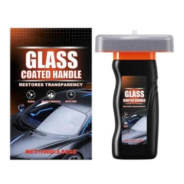 Imagem de Escova De Limpeza De Película De Óleo Automotiva | Escova Removedora de Película de Óleo,Limpiador De Pára-brisas - Para Garagem, Deslocamentos Diários, Clima Chuvoso E Manutenção Doméstica De Veículo