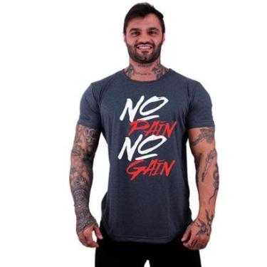 Imagem de Camiseta Longline MXD  No Pain No Gain Masculina-Masculino