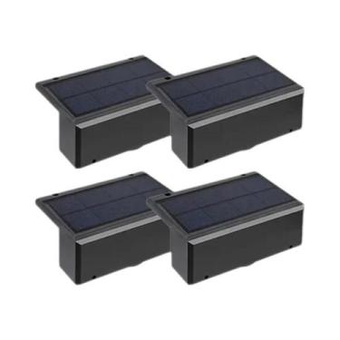 Imagem de Luzes De Parede LED Solares Para Exterior, Lâmpadas Sem Fio À Prova d'