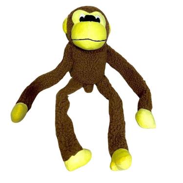 Imagem de Brinquedo Pet Macaco De Pelúcia Com Som Cães Gato Cachorro