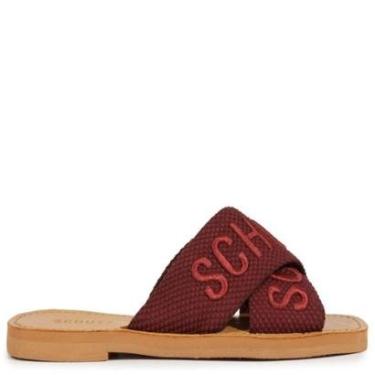 Imagem de Rasteira Schutz Vermelho-Feminino