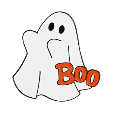 Imagem de Broche De Esmalte Gótico De Halloween Com Caveira, Aranha, Esqueleto E