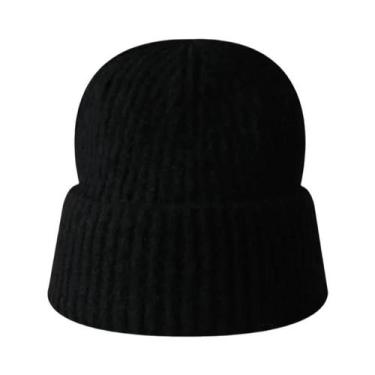 Imagem de Gorro Feminino De Lã Quente Com Orelhas De Gato, Estilo Coreano, Para 