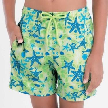 Imagem de Shorts Infantil Estampado Estrela Do Mar-Masculino
