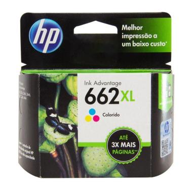 Imagem de Cartucho Cz106ab Tricolor (662xl) Hp Ciano Magento E Amarelo