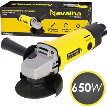 Imagem de Esmerilhadeira Angular 4 1/2 650W 11000Rpm Titanium