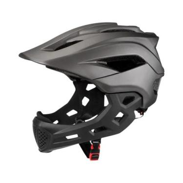 Imagem de Capacete Infantil Integral 2 Em 1 Para MTB, BMX, Dirtbike E Skate Com 