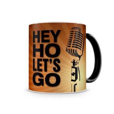 Imagem de Caneca Mágica Ramones Hey Ho Lets Go - Starnerd