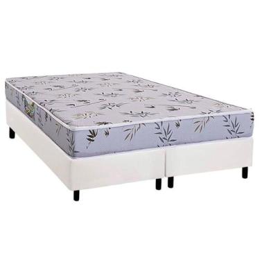 Imagem de Conjunto Box Queen: Colchão Espuma Herval D28 St. Louis + Base CRC Cor