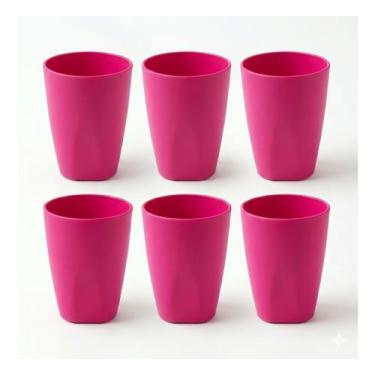 Imagem de Kit 20 Copos Plásticos Color 330ml Festas Churrascos Aniversários Crec