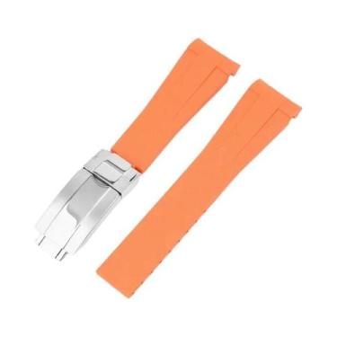 Imagem de Pulseira De Borracha À Prova d'Água De 20mm Para Rolex Série Ghost Day