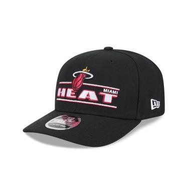 Imagem de BONE NEW ERA 9SEVENTY STRETCH SNAP MIAMI HEAT NBA PRETO-Masculino