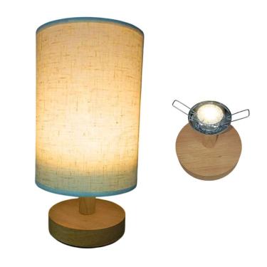 Imagem de Luminaria Abajur Mesa 3 Tons Minimalista LED USB Iluminaçao Regulavel Cabeceira Decoraçao Quarto Sala Escritorio