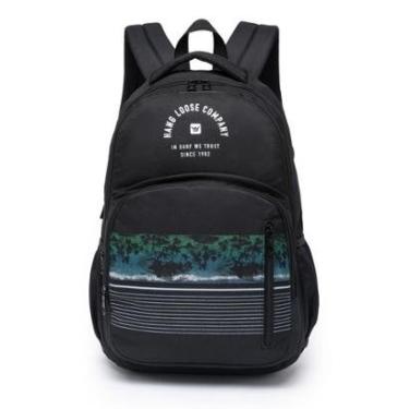 Imagem de Mochila Escolar Hang Loose Masculina Resistente 19 Litros-Masculino