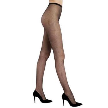 Imagem de Meia Calça Arrastão Fashion Loba Lupo, Preto, M