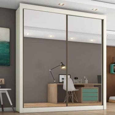 Imagem de Guarda Roupa Espelhado 2 Portas 4 Gavetas Zurique-europa