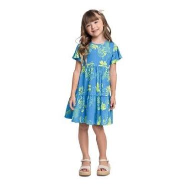 Imagem de Vestido Infantil Floral em Cotton Bee Loop-Feminino