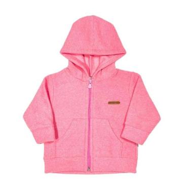 Imagem de Jaqueta Boucle Peluciada Com Capuz E Zíper Infantil Bebê - Fofotinhos,