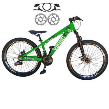 Imagem de Bicicleta Aro 26 Vikingx Tuff 25 Cambio Importado 24 Velocidades Rodas