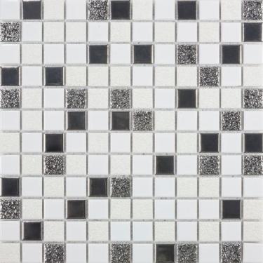 Imagem de Pastilha De Porcelana Jóias Jhx 045 Mix - Branco E Prata - Tropical St
