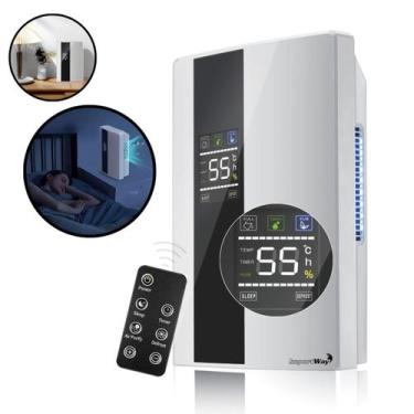 Imagem de Desumidificador Antimofo Secar Ar Elétrico 2000ml Visor Lcd Controle d