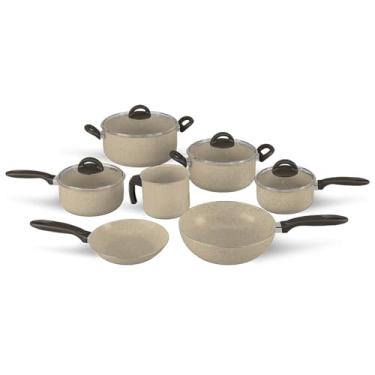 Imagem de Brinox - Jogo de Panelas 7 Peças Ceramic Life Suprema - Vanilla