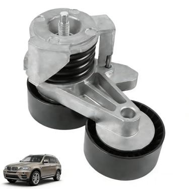 Imagem de Kessocco Tensor de correia do motor 11287565225 Tensor da correia de transmissão com polias - substituição da direção hidráulica do alternador para BMW E70 X5 3.0L 2007-2010