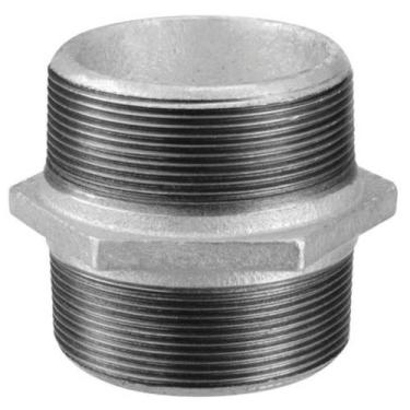 Imagem de Niple Duplo Galvanizado Bsp 3-4" - 123860633 - Tupy - Conexões Tupy