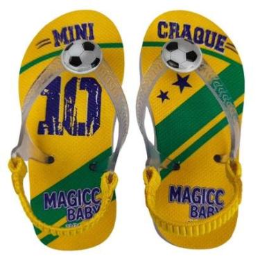 Imagem de Chinelo Bebe  Futebol 2026 Com Elastico Magicc Baby-Feminino