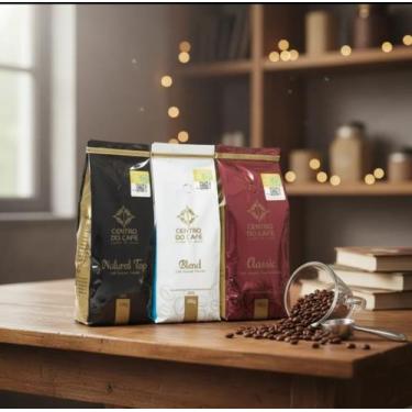 Imagem de Kit Café Especial 3x500g Grãos Origem Mantiqueira de Minas Variedade P