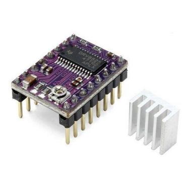 Imagem de Driver DRV8825 com Dissipador de Calor para Impressora 3D Reprap - Rob