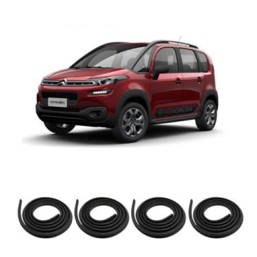 Imagem de Kit Borracha Vedação Das 4 Portas Aircross 2011 à 2020 - Sem Marca